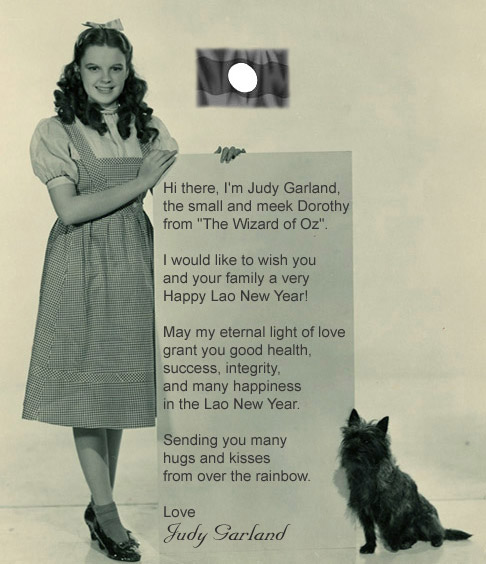 Happy Lao New Year from Judy Garland