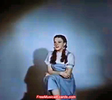 Judy Garland as Dorothy backstage in The Wizard of Oz