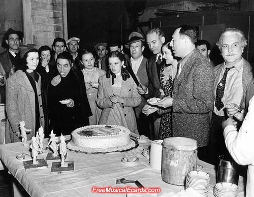 Judy Garland and The Wizard of Oz cast and crew farewell Victor Fleming