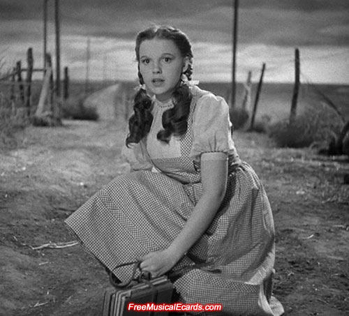 Judy Garland performing as Dorothy in The Wizard of Oz