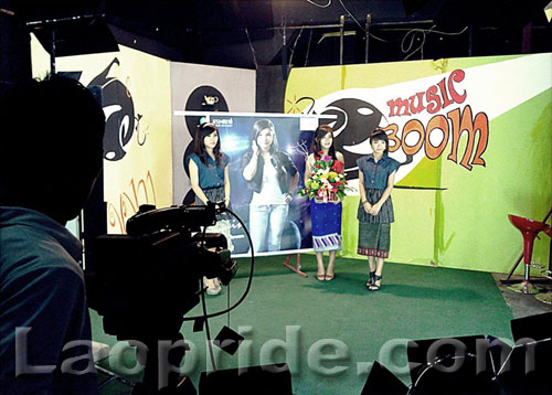 Music Boom at Lao Star TV Channel studio
