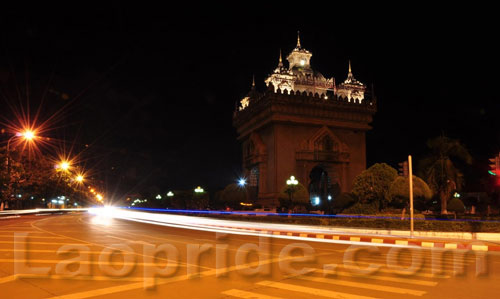 Patuxay monument in Vientiane