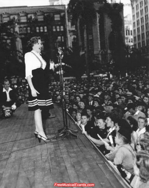 Judy Garland always made herself available for fans