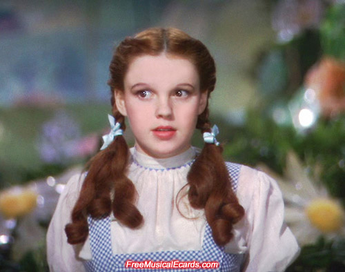 Judy Garland as Dorothy in The Wizard of Oz