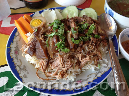 Jasmine rice and pork