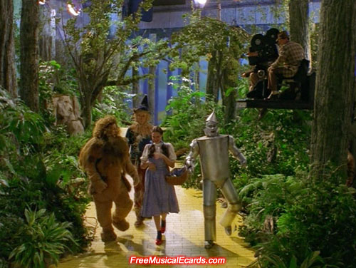 The Wizard of Oz was shot entirely on a studio set