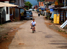 Vang Vieng is the backpacker town of Laos