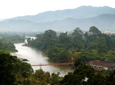 Vang Vieng is the backpacker town of Laos