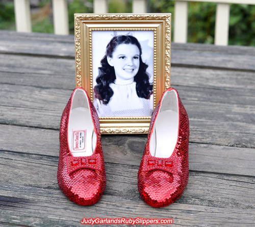 A final look at Judy Garland's stunning ruby slippers