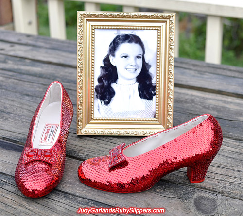 A final look at Judy Garland's stunning ruby slippers
