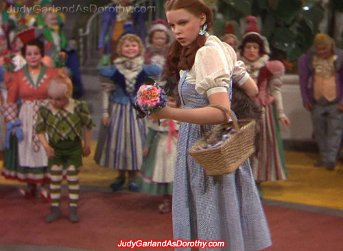 Beautiful Judy Garland as Dorothy