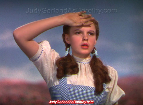 Beautiful Judy Garland as Dorothy