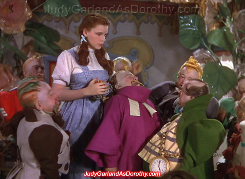 Beautiful Judy Garland as Dorothy