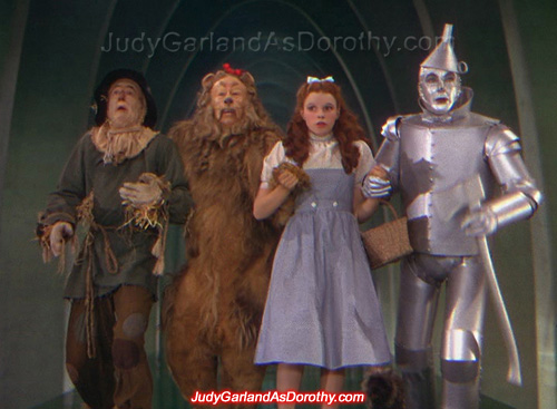 Beautiful Judy Garland as Dorothy