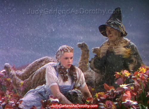 Beautiful Judy Garland as Dorothy