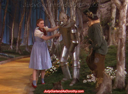 Beautiful Judy Garland as Dorothy