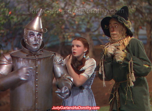 Beautiful Judy Garland as Dorothy