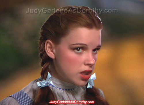 Beautiful Judy Garland as Dorothy