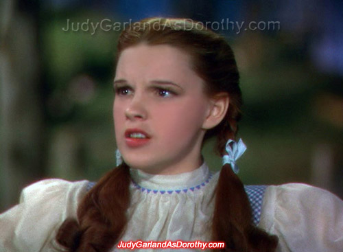 Beautiful Judy Garland as Dorothy