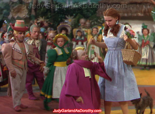 Beautiful Judy Garland as Dorothy