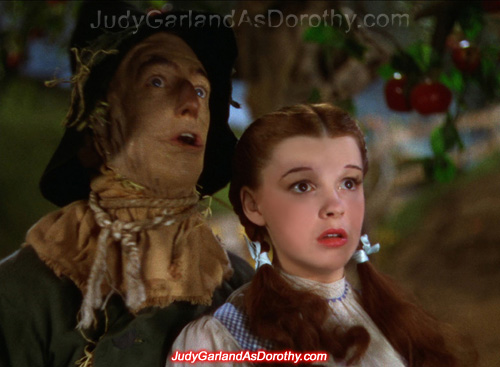 Beautiful Judy Garland as Dorothy