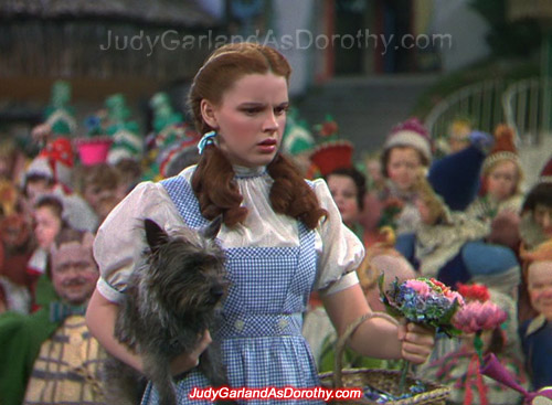 Beautiful Judy Garland as Dorothy