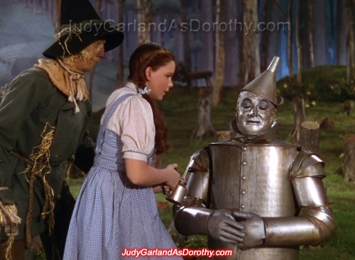 Beautiful Judy Garland as Dorothy