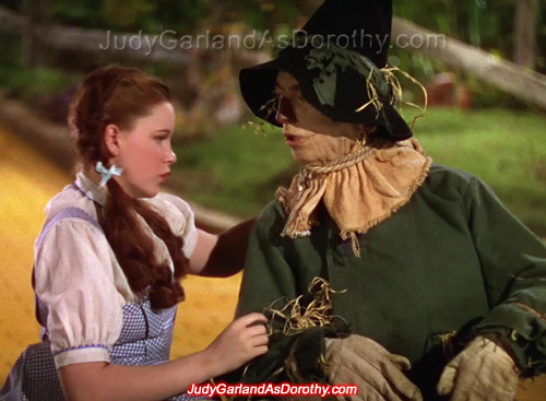 Beautiful Judy Garland as Dorothy