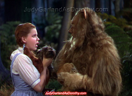 Beautiful Judy Garland as Dorothy