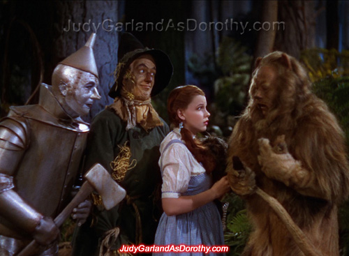 Beautiful Judy Garland as Dorothy