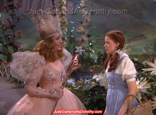 Beautiful Judy Garland as Dorothy