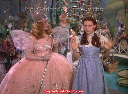 Beautiful Judy Garland as Dorothy