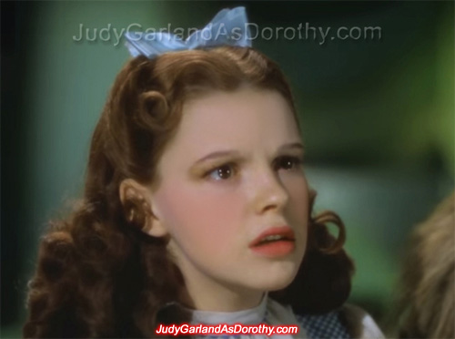 Beautiful Judy Garland as Dorothy