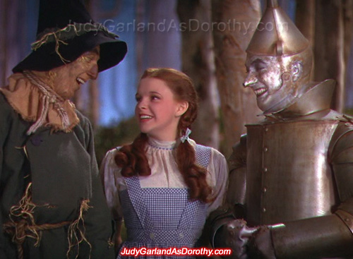 Beautiful Judy Garland as Dorothy