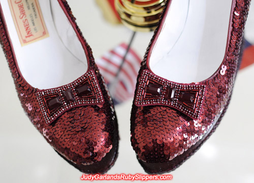 Burgundy ruby slippers