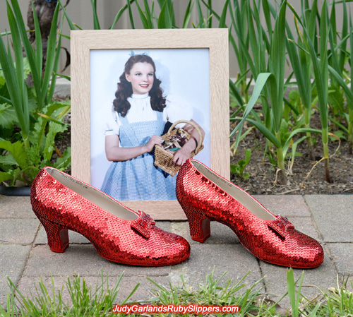 Dazzling pair of ruby slippers is now complete