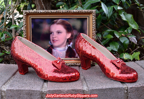 Dazzling pair of ruby slippers is now complete