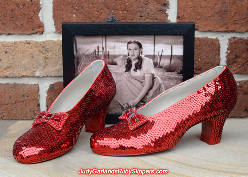 Dazzling pair of ruby slippers is now complete