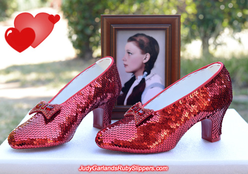 December 2015 project with Judy Garland's ruby slippers is completed