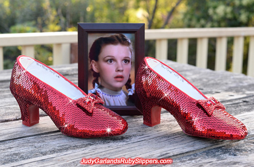 December 2015 project with Judy Garland's ruby slippers is completed