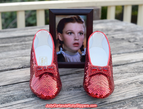 December 2015 project with Judy Garland's ruby slippers is completed