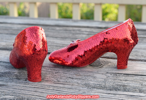 December 2015 project with Judy Garland's ruby slippers is completed