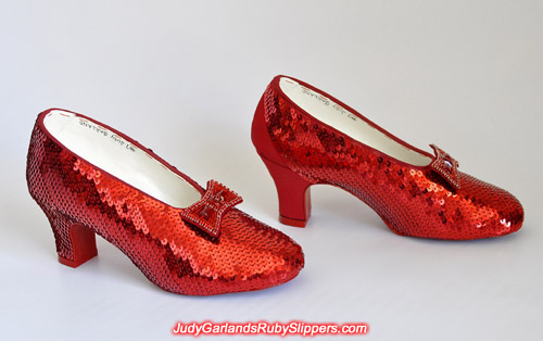 Exact replica of Judy Garland's ruby slipper is nearly finished
