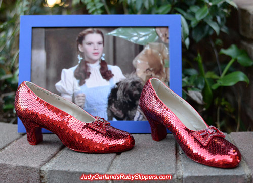 Final photo of this gorgeous pair of ruby slippers