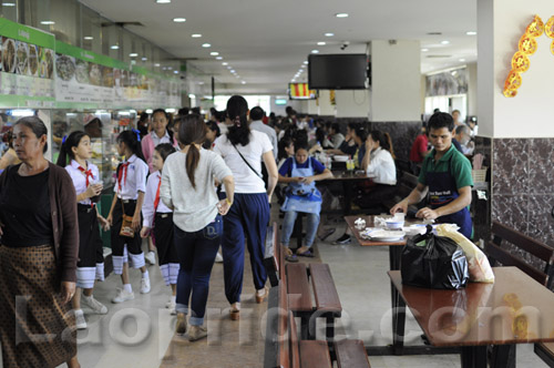 Food court in the Morning Market