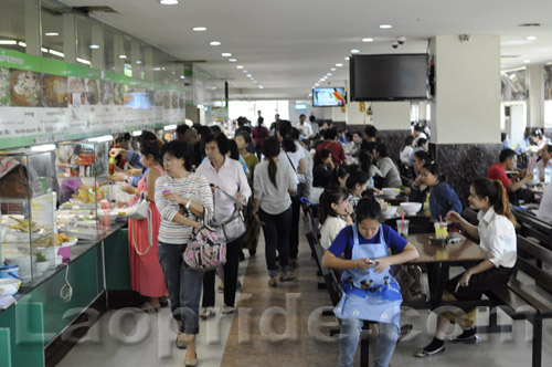 Food court in the Morning Market
