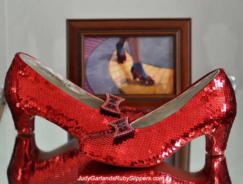 Gorgeous pair of Judy Garland's ruby slippers