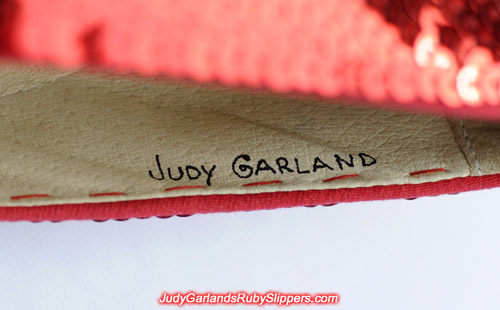 High quality hand-sewn pair of ruby slippers