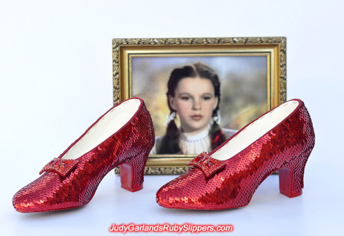 High quality Judy Garland's ruby slippers