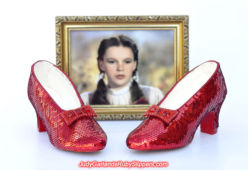 High quality Judy Garland's ruby slippers